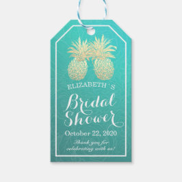 Brautparty Vielen Dank, dass Sie Tags Gold Ananas Geschenkanhänger