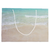 Brautparty Vielen Dank für Ihr Mit Monogramm Titel Große Geschenktüte (Rückseite)