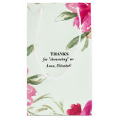 Brautparty Vielen Dank für Ihre Gastgeberin Kleine Geschenktüte (Rückseite)