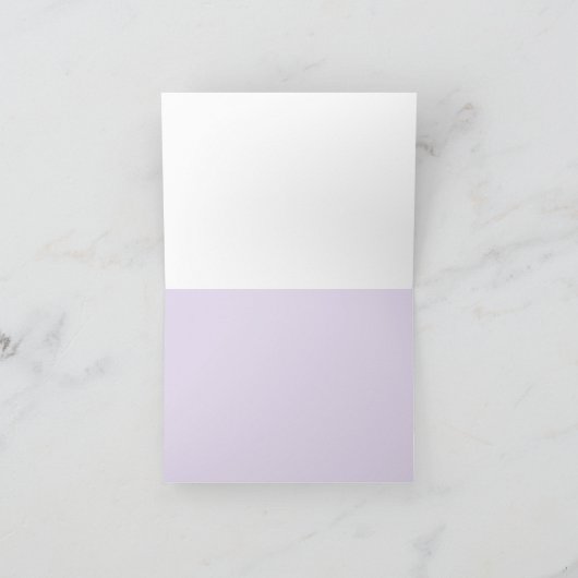 Brautparty Vielen Dank für Ihre Karte | Lila (Innenseite)