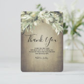 Brautparty Vielen Dank Kleine Karte - Grün (Stehend Vorderseite)