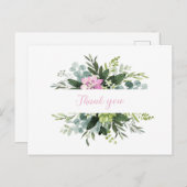 Brautparty Vielen Dank Postkarte (Vorne/Hinten)