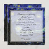 Brautparty, Vincent van Gogh, Starry Night Einladung (Vorne/Hinten)