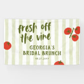 Brautparty "Vine Tomato" Banner (Horizontal)