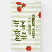 Brautparty "Vine Tomato" Banner (Vertikal)
