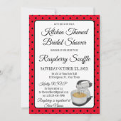 Brautparty Vintag Polka Dots Bows Red (Vorderseite)