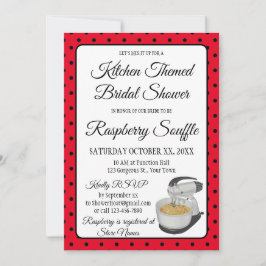 Brautparty Vintag Polka Dots Bows Red