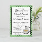 Brautparty Vintag Polka Dots Bows Sage Green (Stehend Vorderseite)