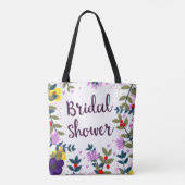 Brautparty Vintage Blume Tasche (Rückseite)