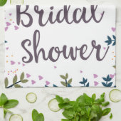 Brautparty Vintage Blume und klassische Kamera Geschirrtuch (Gefaltet)