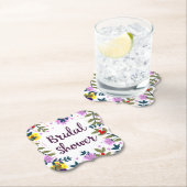 Brautparty Vintage Blume Untersetzer (Vor Ort)