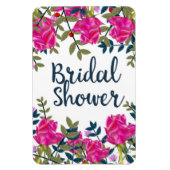 Brautparty Vintage Rose Magnet (Vertikal)