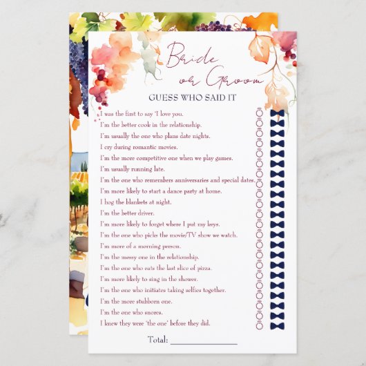 Brautparty von Braut oder Kellerei (Vorne/Hinten)