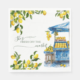 Brautparty von Citrus Lemon Serviette