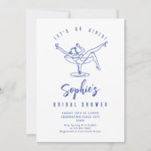 Brautparty von Funky Hand Drawn Scribble Einladung (Vorderseite)