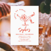 Brautparty von Funky Hand Drawn Scribble Einladung