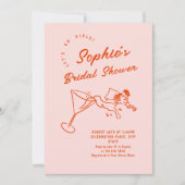 Brautparty von Funky Hand Drawn Scribble Einladung (Vorderseite)