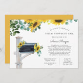 Brautparty von Mail Sunflores in Mailbox Einladung (Vorne/Hinten)