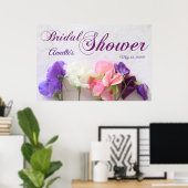 Brautparty von Süßerbsen, frisch Poster (Heimbüro)