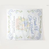 Brautparty vor dem Hintergrund Wandteppich (Vorderseite (Horizontal))