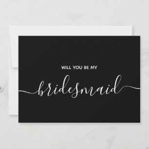 Brautparty-Vorschlag wird meine Bridesmaid sein Einladung