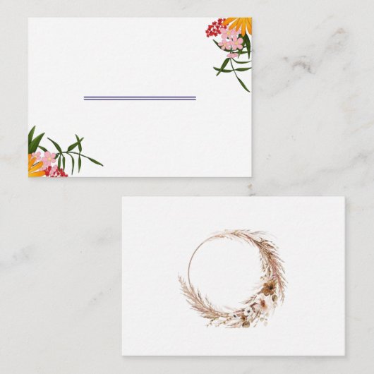 Brautparty-Vorschlagskarte Mitteilungskarte (Vorne/Hinten)