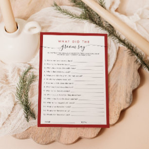 Brautparty, was die "Groom Say Card" gemacht hat Einladung