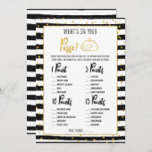 Brautparty, was in deinem Handspiel steckt Einladung (Vorne/Hinten)