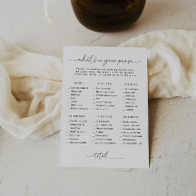 Brautparty, was in Ihrer Spielkarte steckt