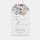 Brautparty Wasserfarbe Blush Geschenkanhänger (Vorderseite)