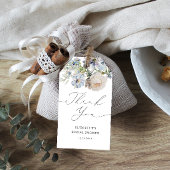 Brautparty Wasserfarbe Blush Geschenkanhänger