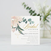 BRAUTPARTY WASSERFARBE EINLADUNG (Stehend Vorderseite)