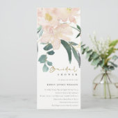 BRAUTPARTY WASSERFARBE EINLADUNG (Stehend Vorderseite)