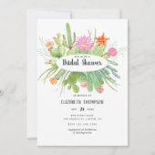 Brautparty Wasserfarbe Einladung (Vorderseite)