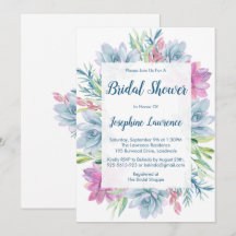 Brautparty Wasserfarbe