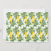 Brautparty Wasserfarbe Einladung (Rückseite)