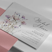 Brautparty Wasserfarbe (Elegantes Script, Weiß) Einladung