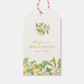 Brautparty Wasserfarbe Geschenkanhänger (Vorderseite)