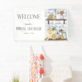 Brautparty Wasserfarbe Küche Banner (Insitu)