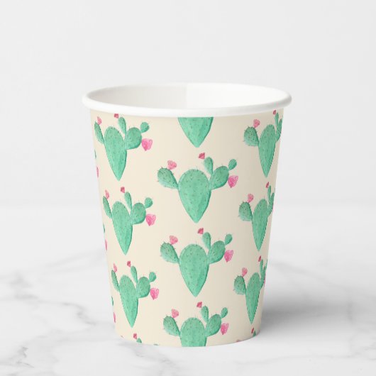 Brautparty Wasserfarbe Pappbecher (Links)