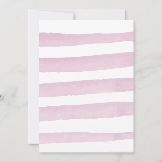 Brautparty | Wasserfarbe Tulip Blumenladen Einladung (Rückseite)