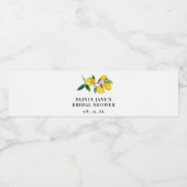 Brautparty Wasserfarbe Wasser Flasche Etikett (Einzelnes Label)