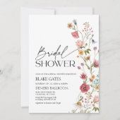 Brautparty Wasserfarben Einladung (Vorderseite)