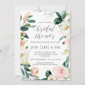 Brautparty Wasserfarben Einladung (Vorderseite)