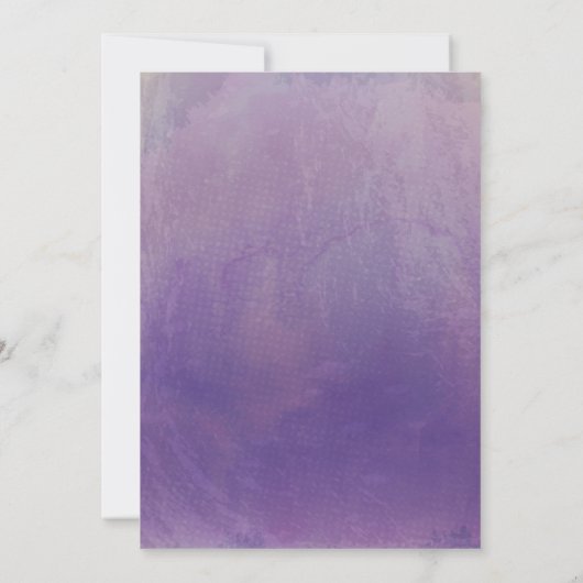 Brautparty Wasserfarben Einladung (Rückseite)