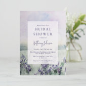 Brautparty Wasserfarben Einladung (Stehend Vorderseite)