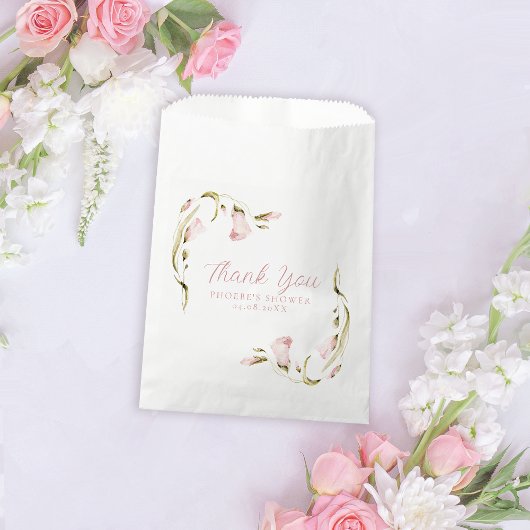 Brautparty Wasserfarben Geschenktütchen