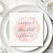 Brautparty Wasserfarben Serviette