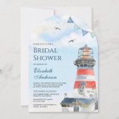 Brautparty Wasserfarbenlampe Einladung (Vorderseite)