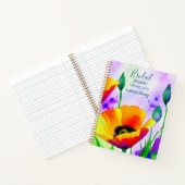 Brautparty: Watercolor Floral Notizblock (Innenseite)